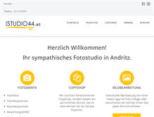 Tablet Screenshot of fotostudio44.com